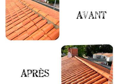 Chantier toiture à Challans